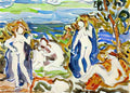 Maurice Prendergast the bathers Art A4 Photo Print