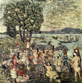 Maurice Prendergast the bathing cove Art A4 Photo Print