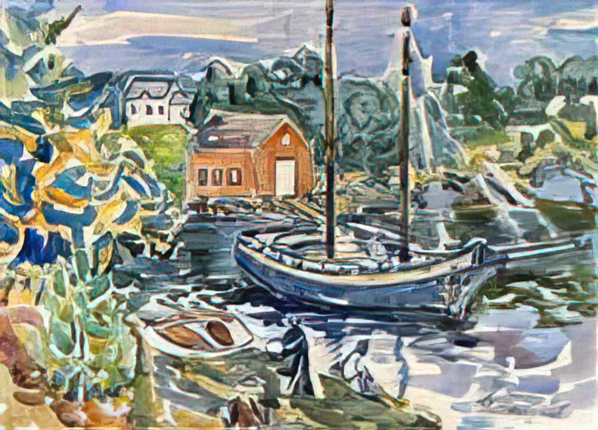 Maurice Prendergast the cove 1 Art A4 Photo Print