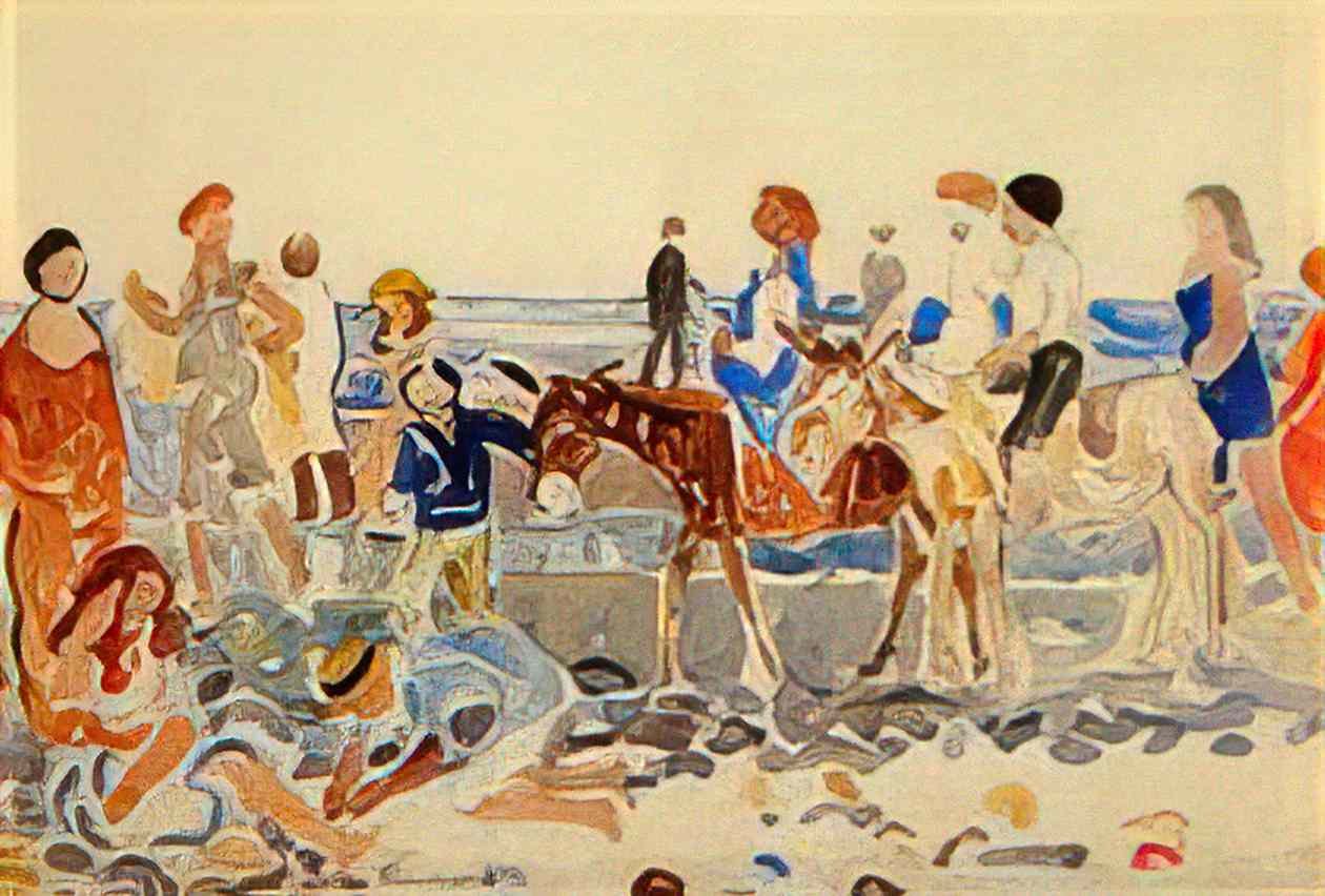Maurice Prendergast the donkey driver Art A4 Photo Print