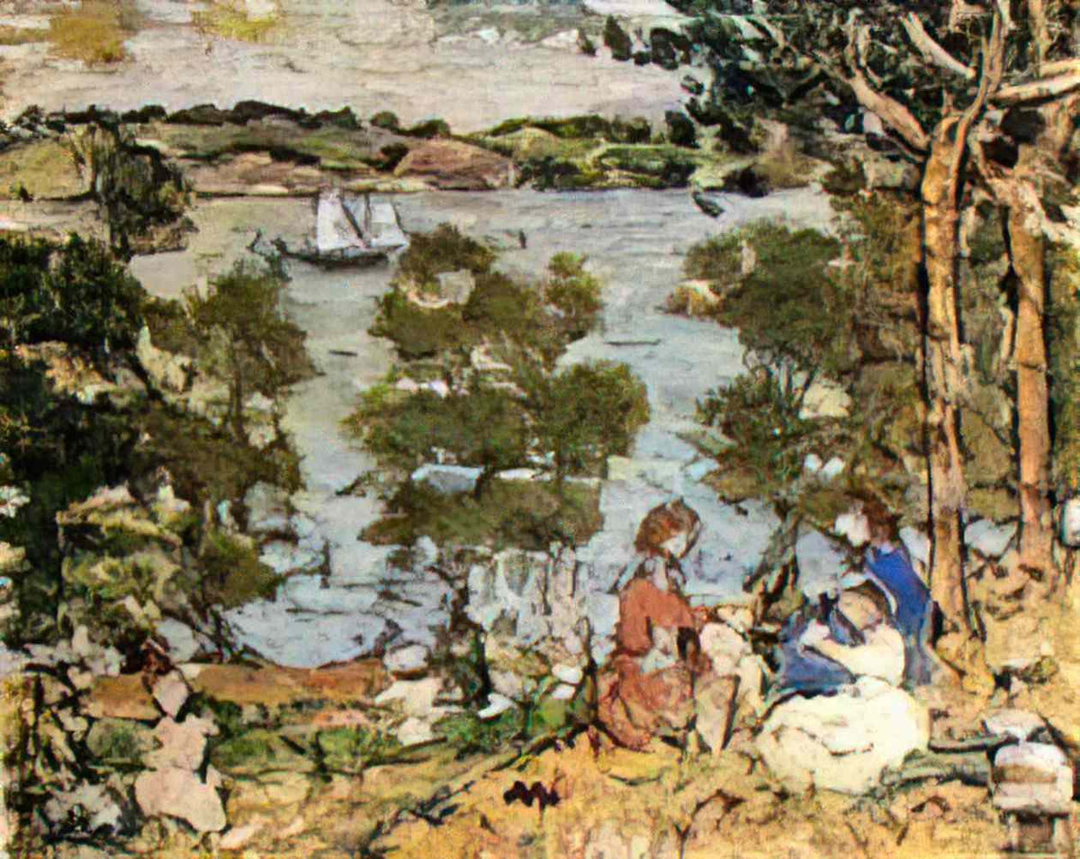 Maurice Prendergast the inlet 1 Art A4 Photo Print