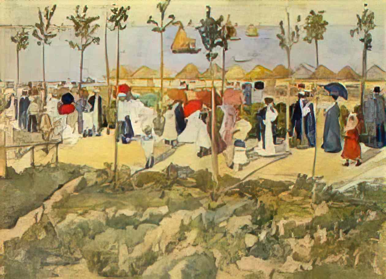 Maurice Prendergast the lido venice Art A4 Photo Print
