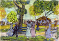 Maurice Prendergast the pavilion 1910 Art A4 Photo Print