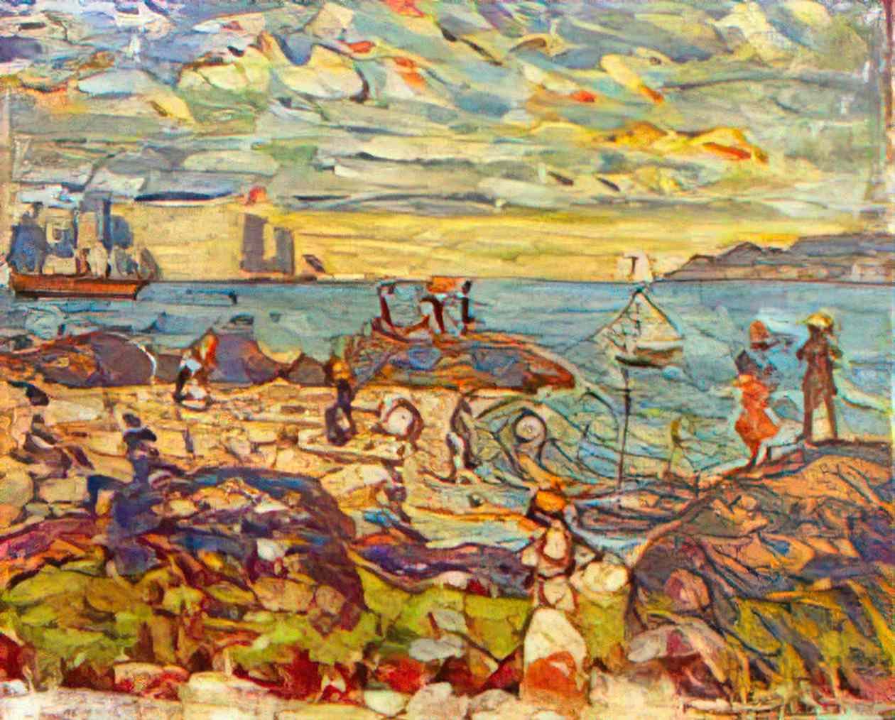 Maurice Prendergast the point gloucester Art A4 Photo Print