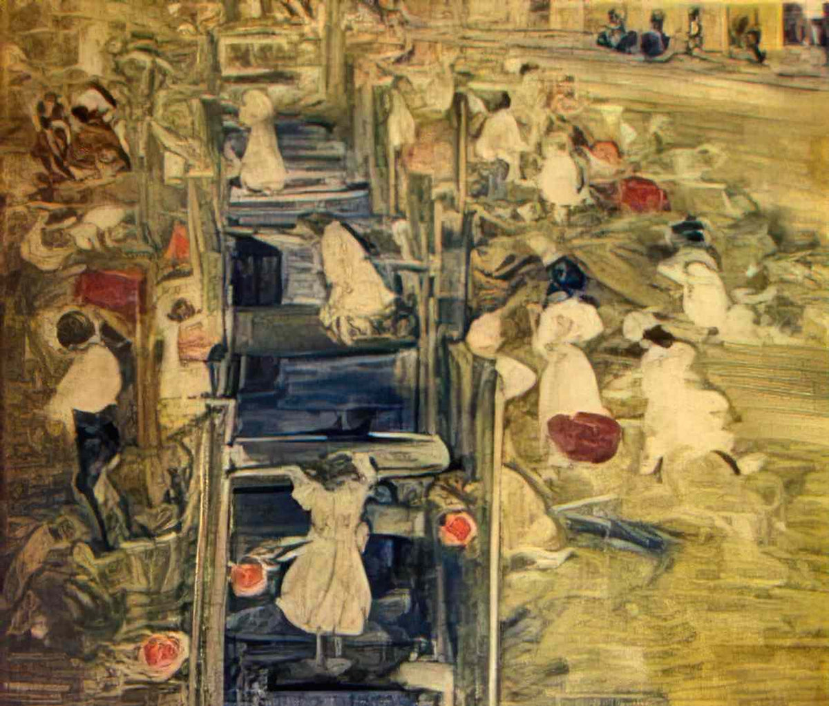 Maurice Prendergast the race Art A4 Photo Print