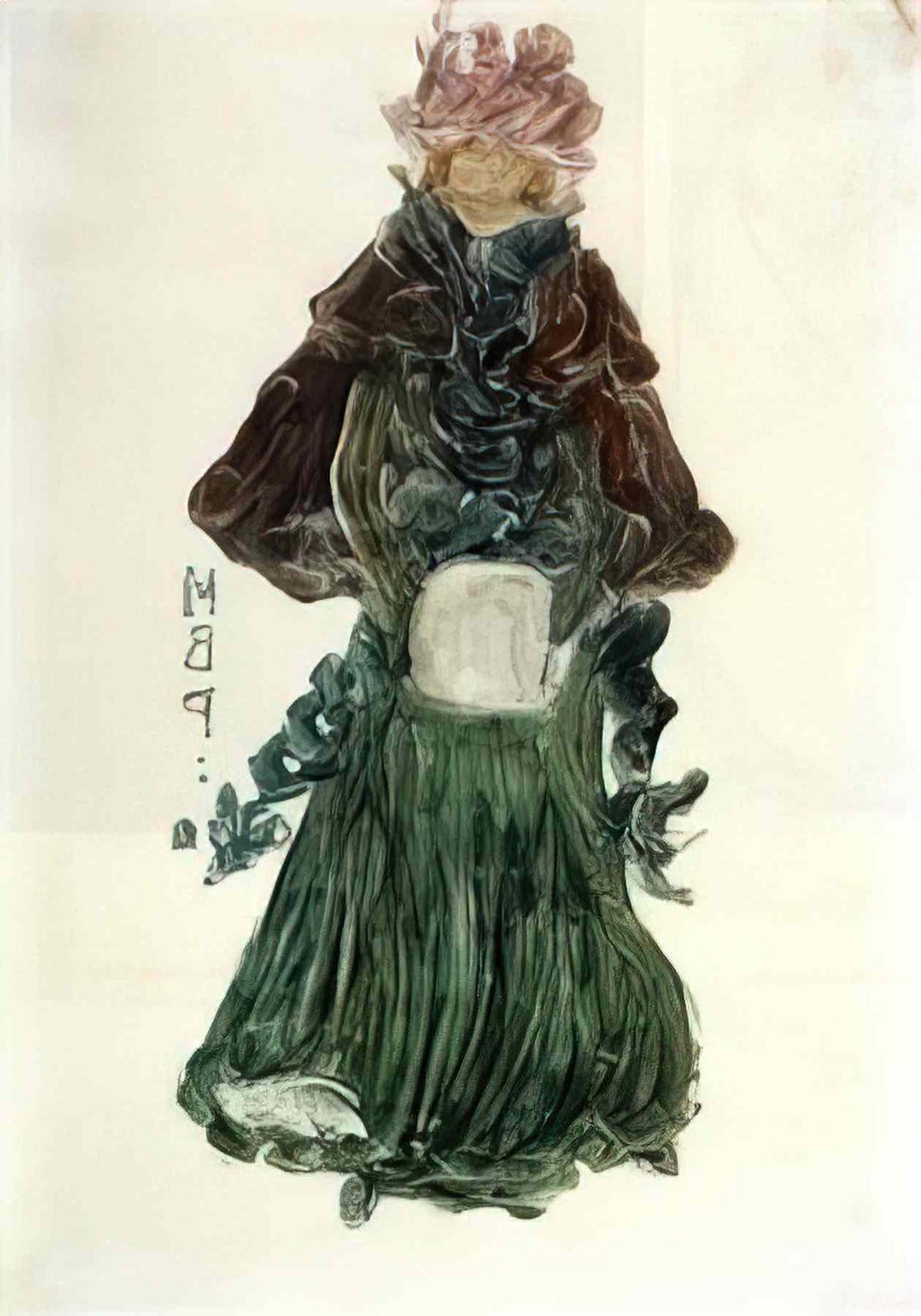 Maurice Prendergast the red cape Art A4 Photo Print