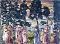 Maurice Prendergast the sunday scene Art A4 Photo Print