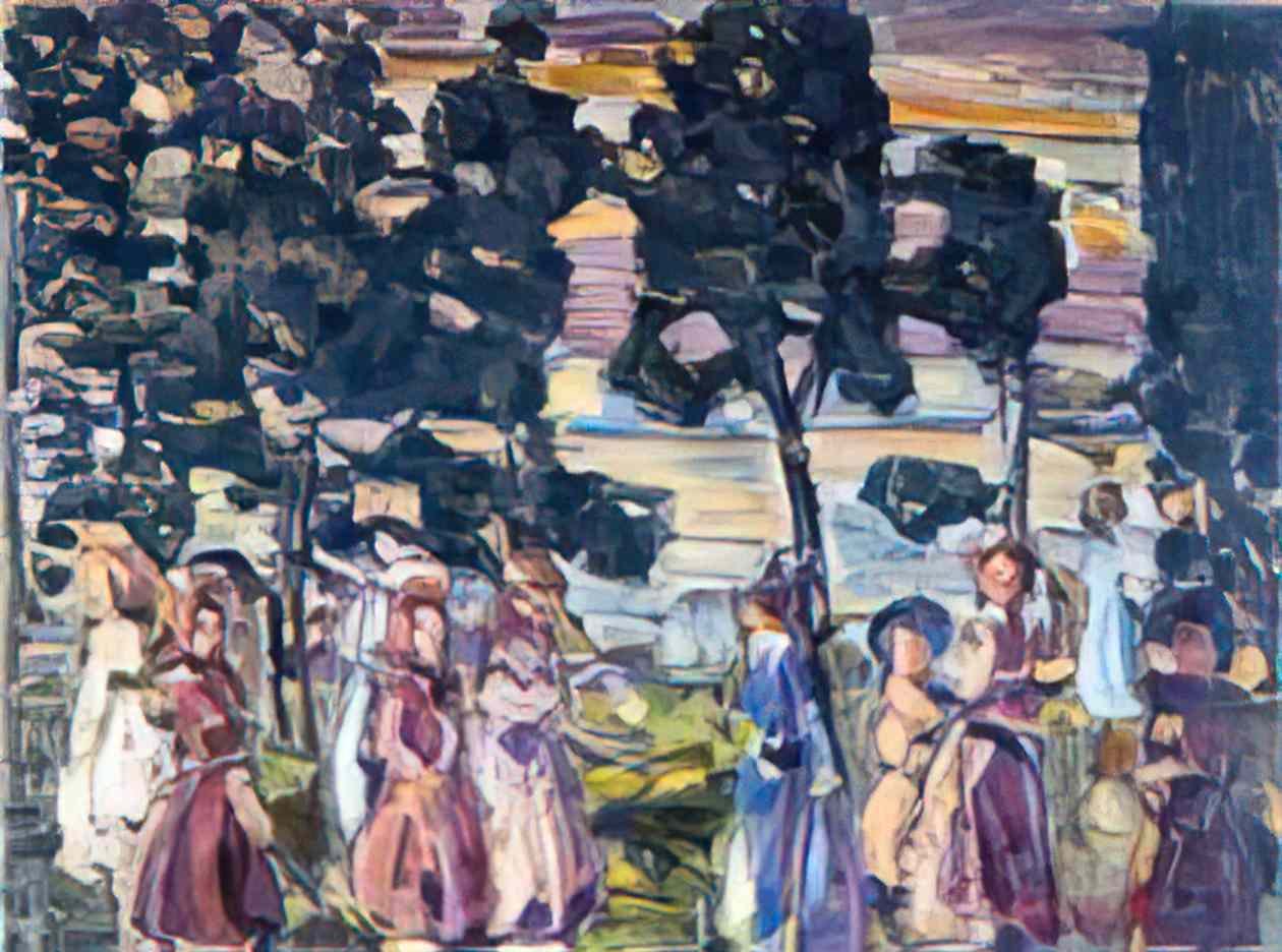 Maurice Prendergast the sunday scene Art A4 Photo Print