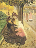 Maurice Prendergast the tuileries gardens paris 1895 Art A4 Photo Print