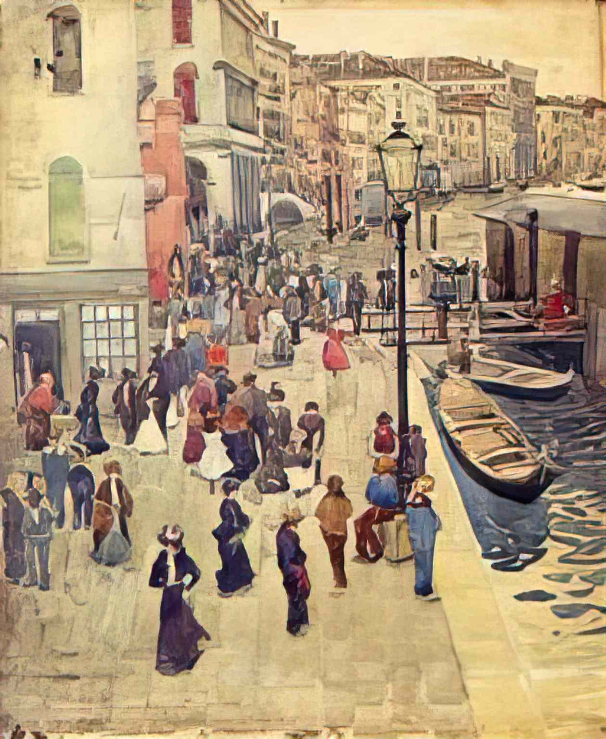 Maurice Prendergast venice 1898 Art A4 Photo Print
