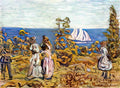 Maurice Prendergast viewing the sailboat Art A4 Photo Print