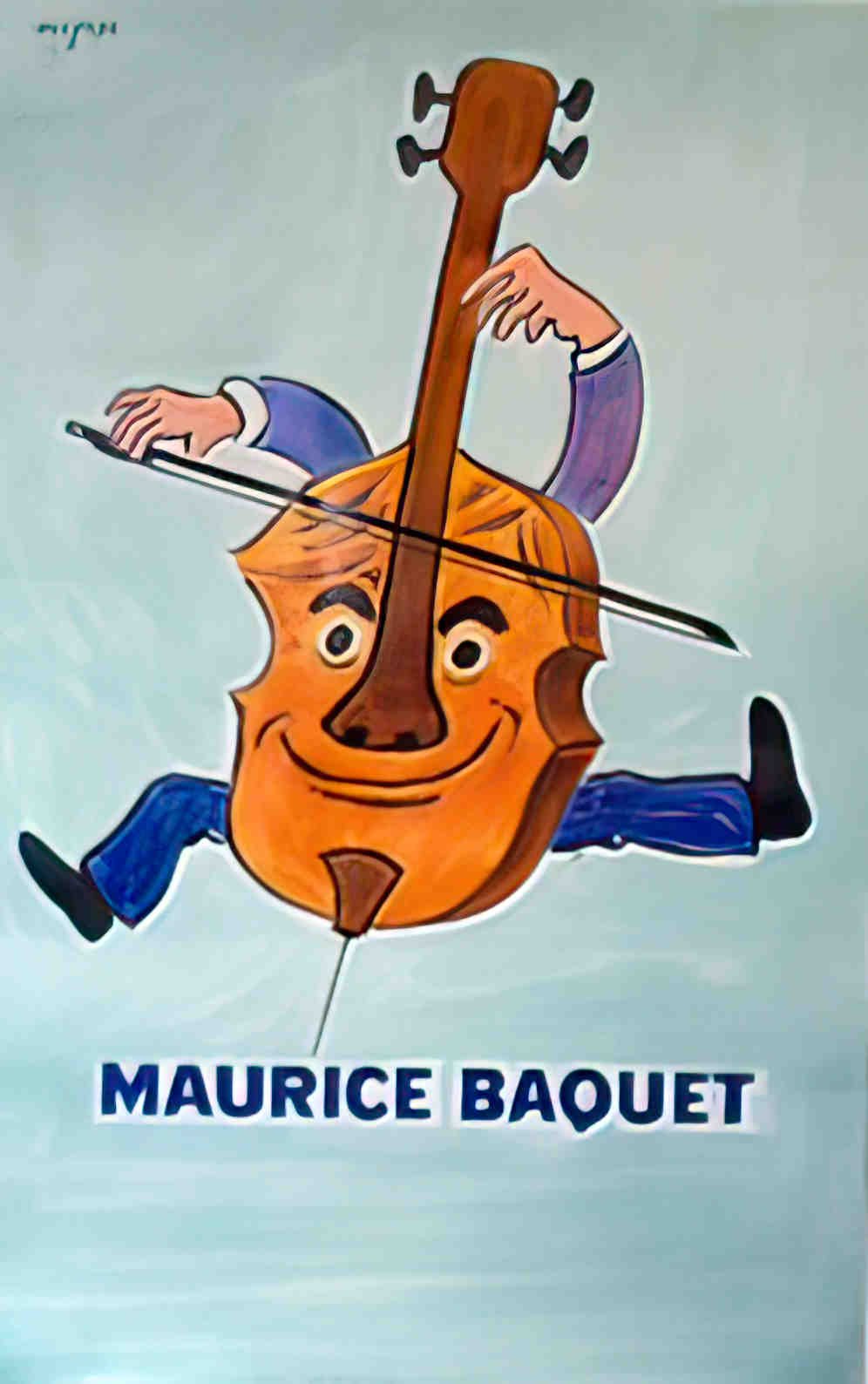 MauriceBaquetbySavignac Advert A4 Photo Print