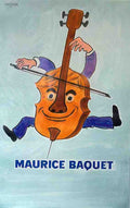 MauriceBaquetbySavignac Vintage Advert A4 Photo Print