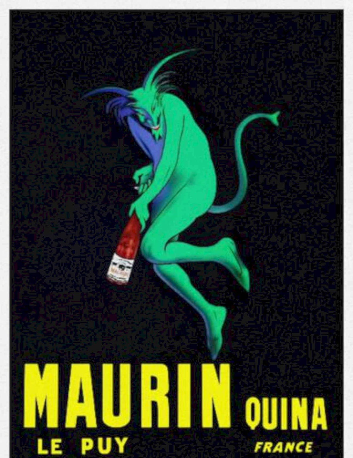 Maurin Quina Mustard Vintage Retro Advert Poster A4 Photo Print