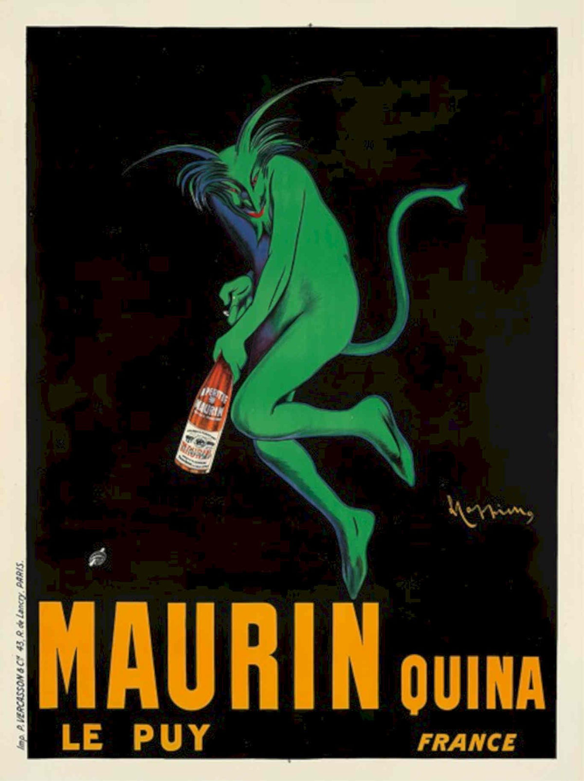 Maurin Quina Poster Vintage Retro Advert Poster