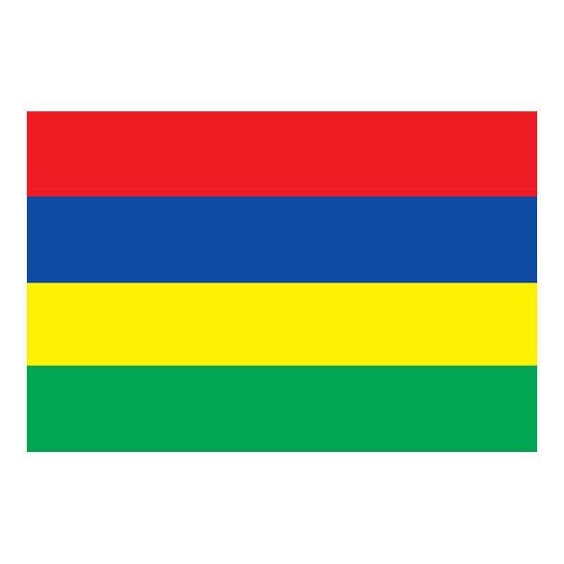 Mauritius Flag N1780 A4 Photo Print
