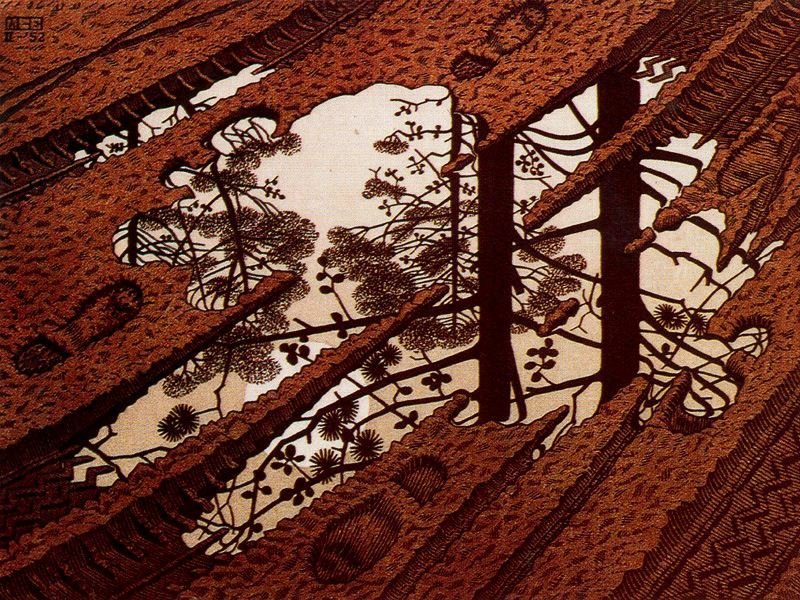 Maurits Cornelis Escher 10 Art A4 Photo Print