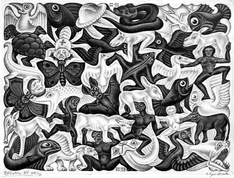 Maurits Cornelis Escher 11 Art A4 Photo Print