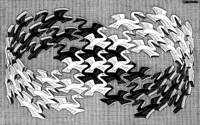 Maurits Cornelis Escher 13 Art A4 Photo Print