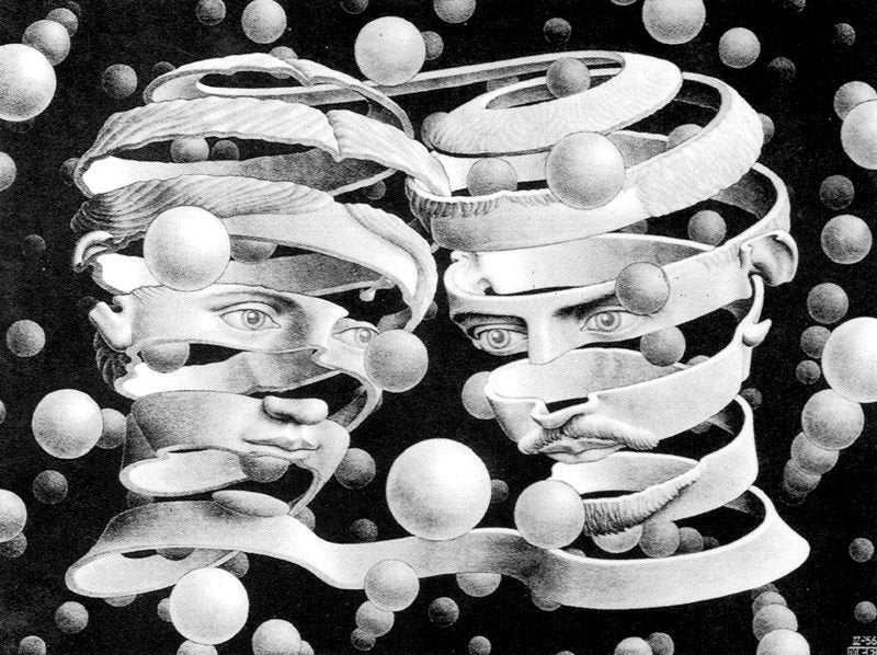 Maurits Cornelis Escher 17 Art A4 Photo Print