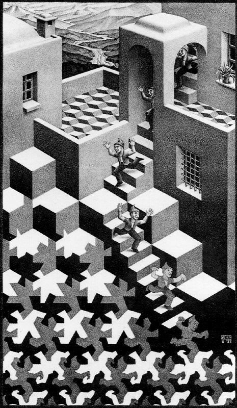 Maurits Cornelis Escher 18 Art A4 Photo Print