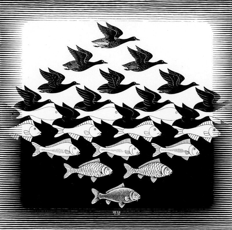 Maurits Cornelis Escher 25 Art A4 Photo Print