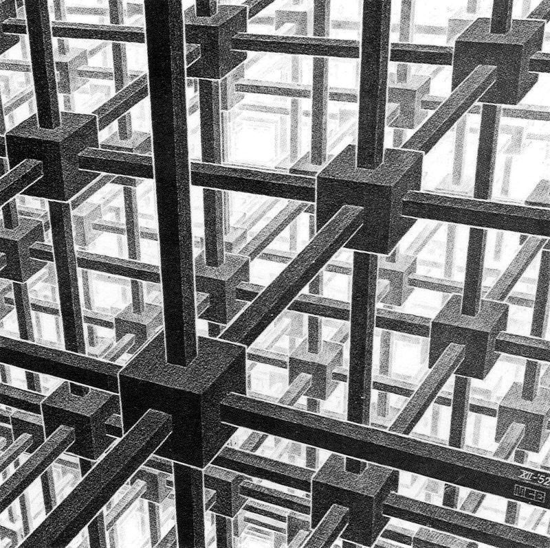 Maurits Cornelis Escher 6 Art A4 Photo Print