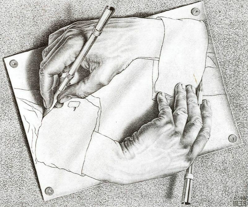Maurits Cornelis Escher 8 Art A4 Photo Print