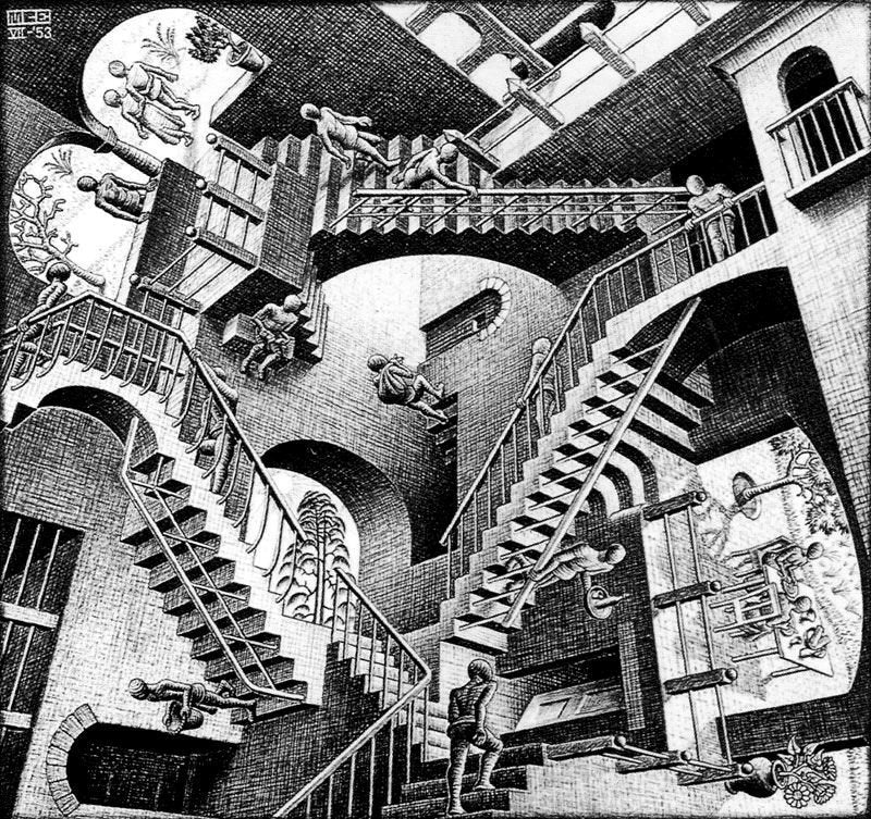 Maurits Cornelis Escher 9 Art A4 Photo Print