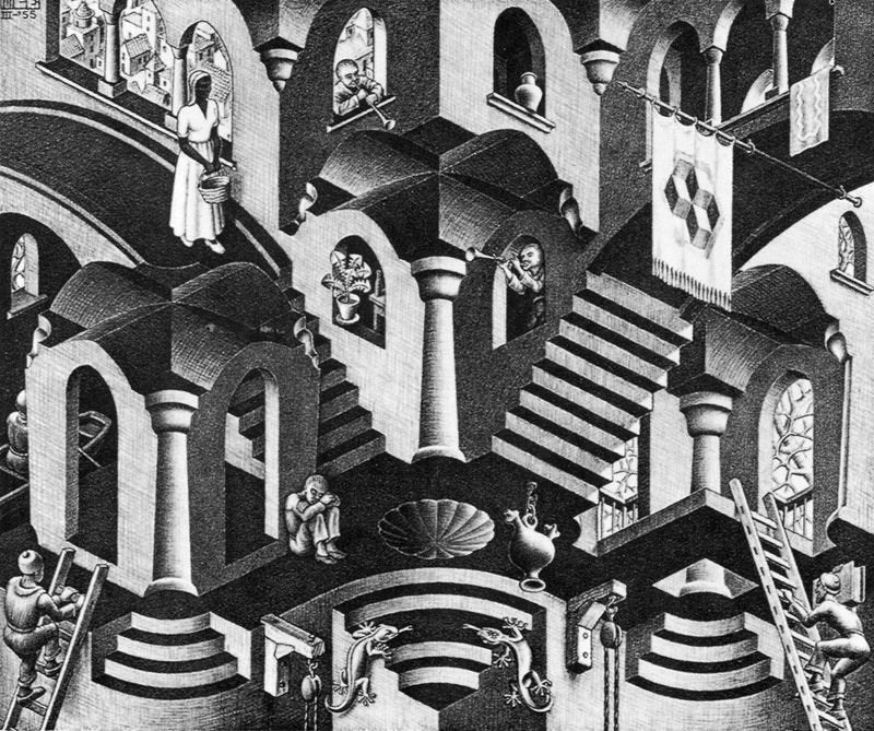 Maurits Cornelis Escher Art A4 Photo Print