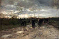 Mauve Anton Weg Met Koeien Homeward Bound A4 Photo Print