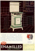 Mava Cooker Kitchen 1930s Vintage Retro Advert Poster