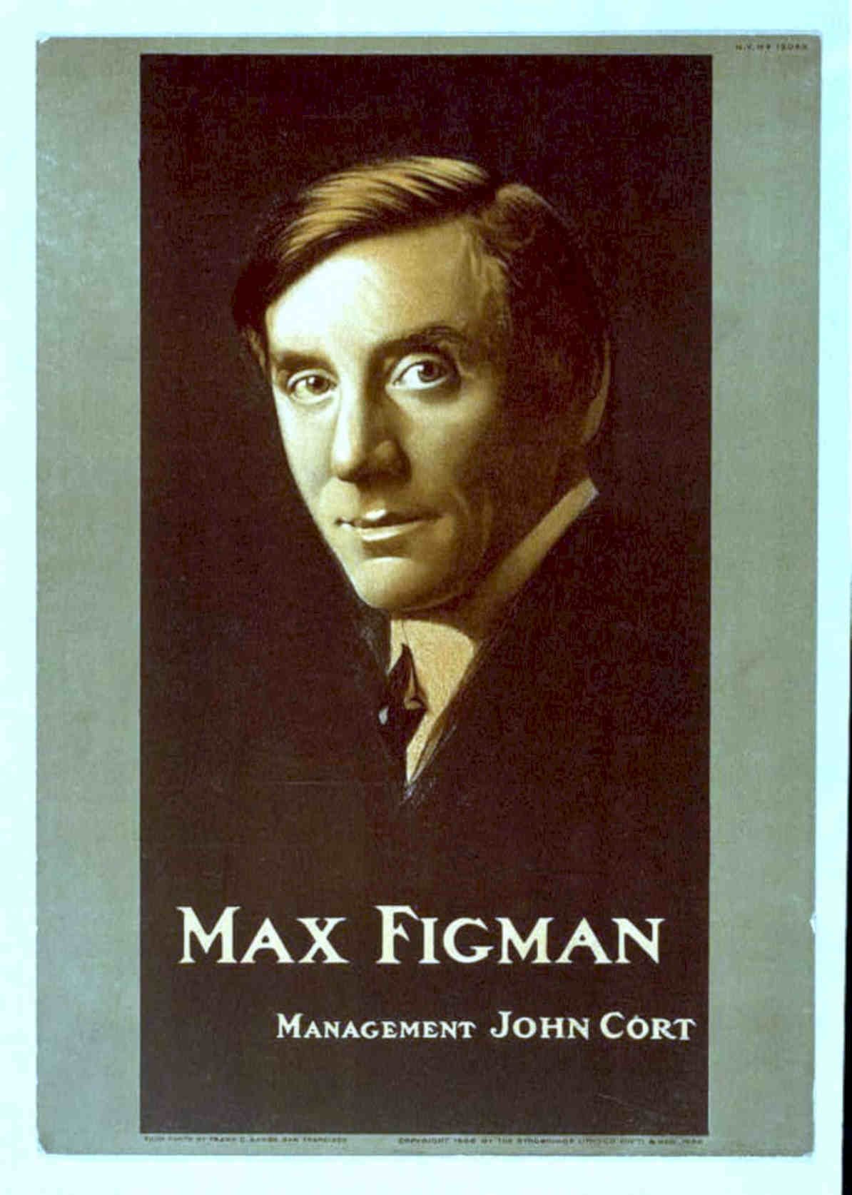 Max Figman Management Vintage Retro Advert Poster A4 Photo Print