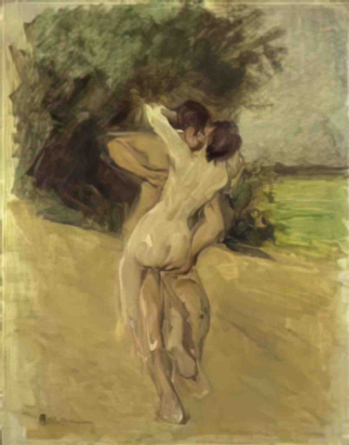 Max Liebermann love scene 1926 Art A4 Photo Print