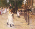 Max Liebermann on the way to school in edam 1904 Art A4 Photo Print