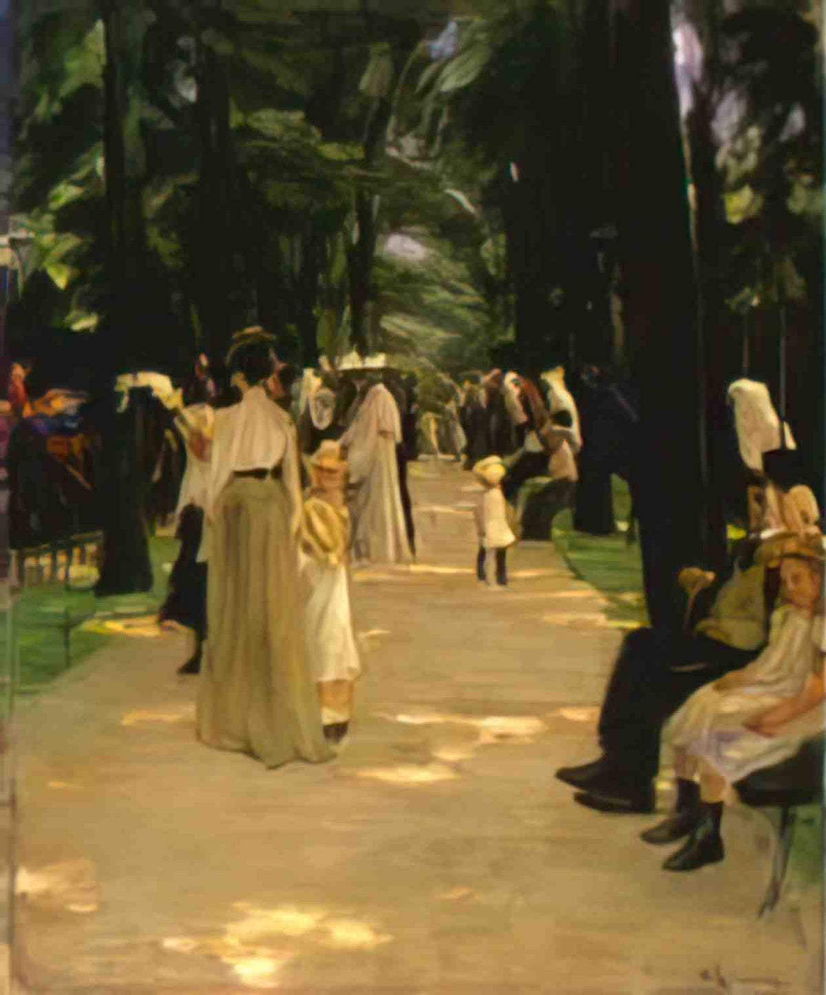 Max Liebermann parrot avenue 1902 Art A4 Photo Print