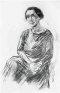 Max Liebermann portrait of mrs irene triesch Art A4 Photo Print