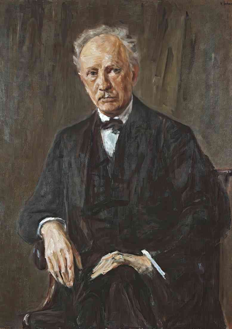 Max Liebermann portrait of richard strauss CROP A4 Photo Print
