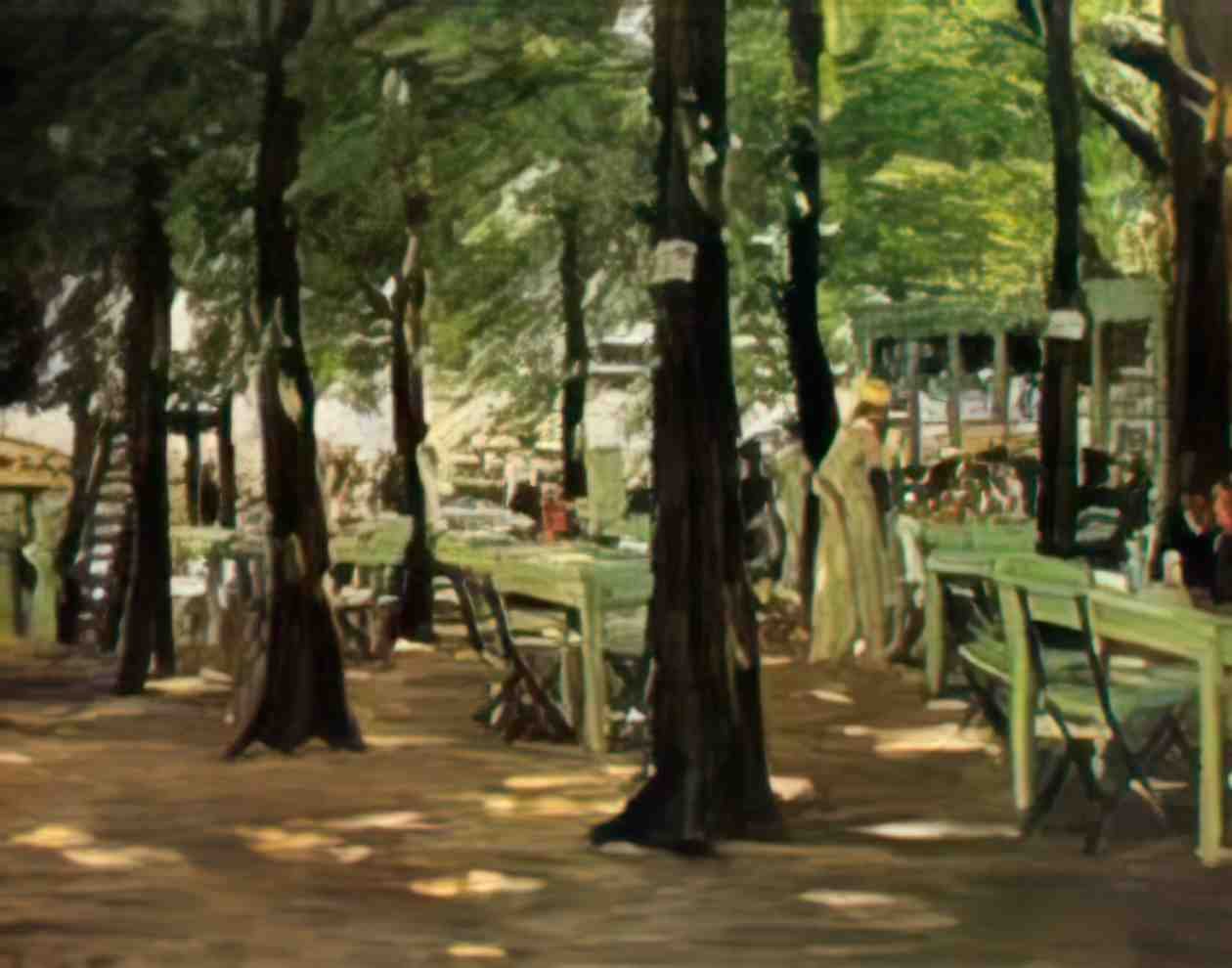 Max Liebermann restaurant de oude vink 1905 Art A4 Photo Print