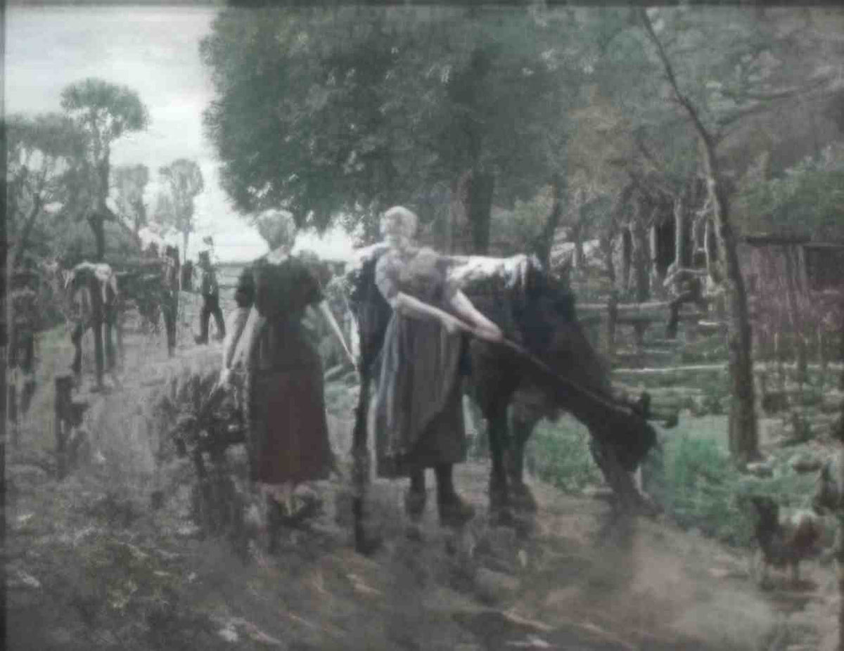 Max Liebermann road in dutch village 1885 Art A4 Photo Print