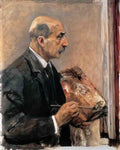 Max Liebermann self portrait with palette Art A4 Photo Print