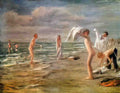 Max Liebermann swimming boys Art A4 Photo Print