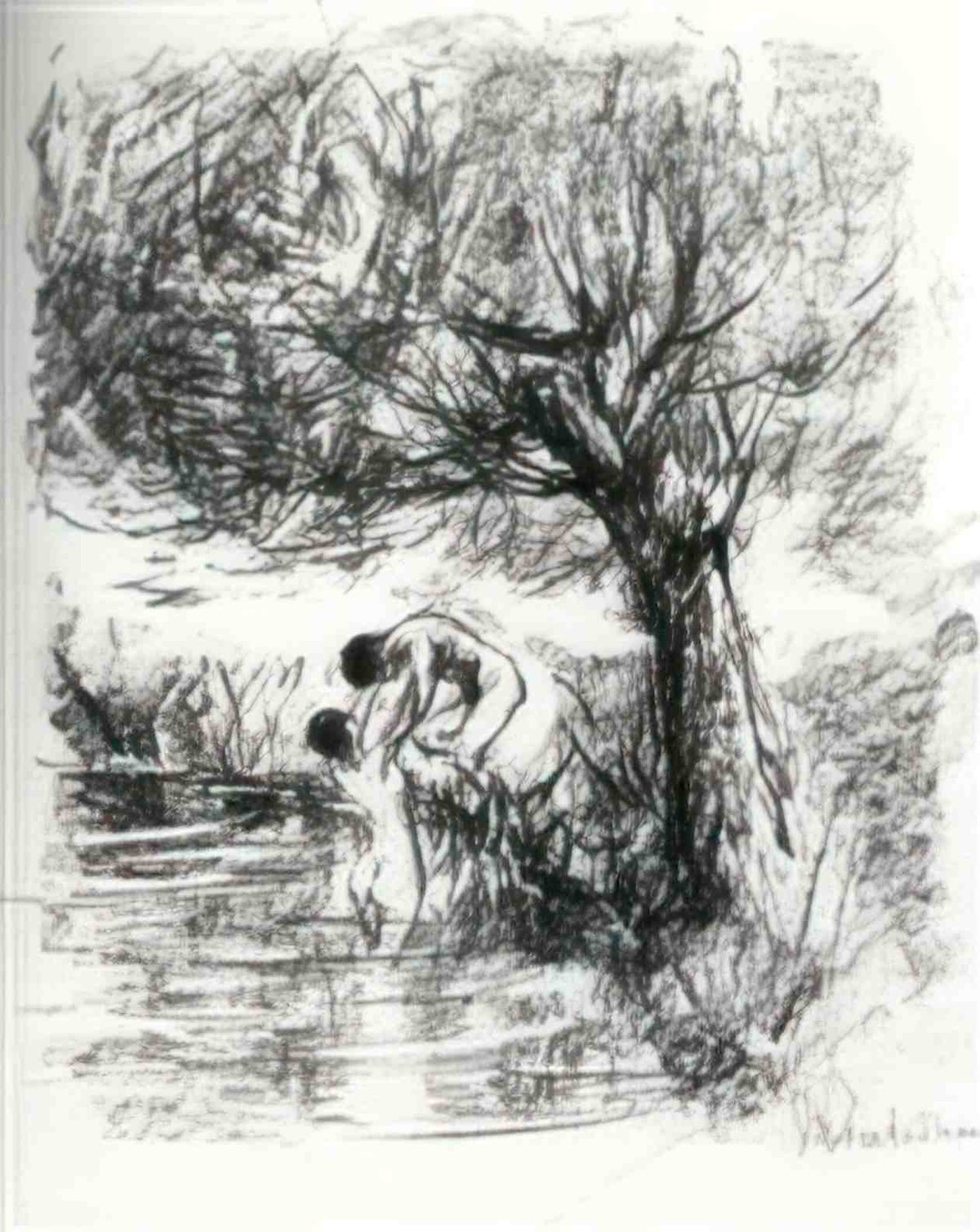 Max Liebermann the fisherman 1926 Art A4 Photo Print