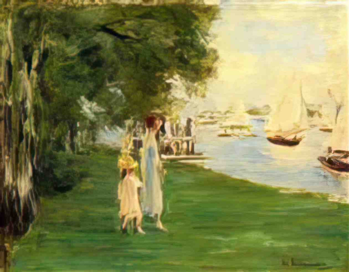 Max Liebermann the yacht race 1924 Art A4 Photo Print