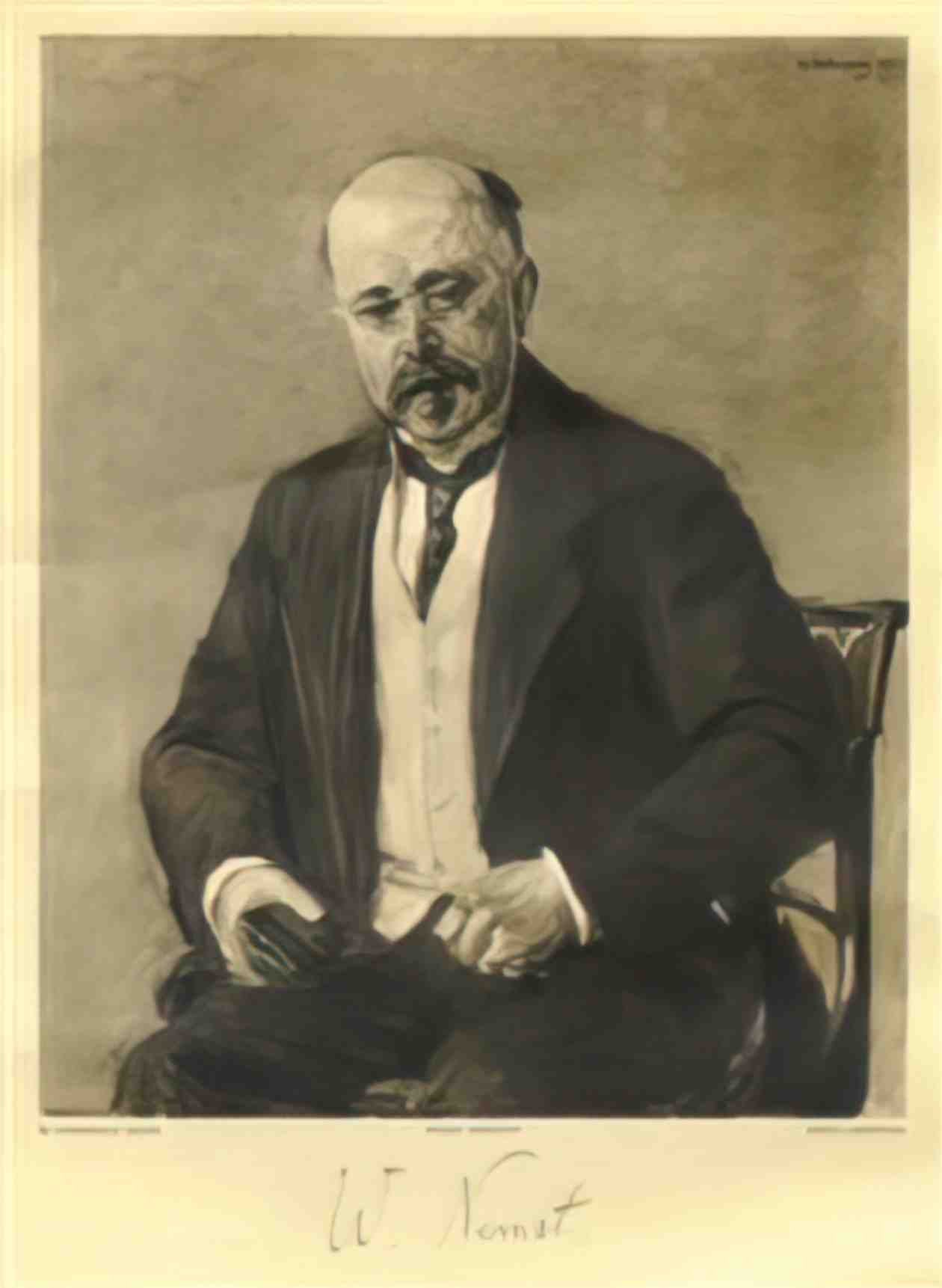Max Liebermann walther nernst Art A4 Photo Print