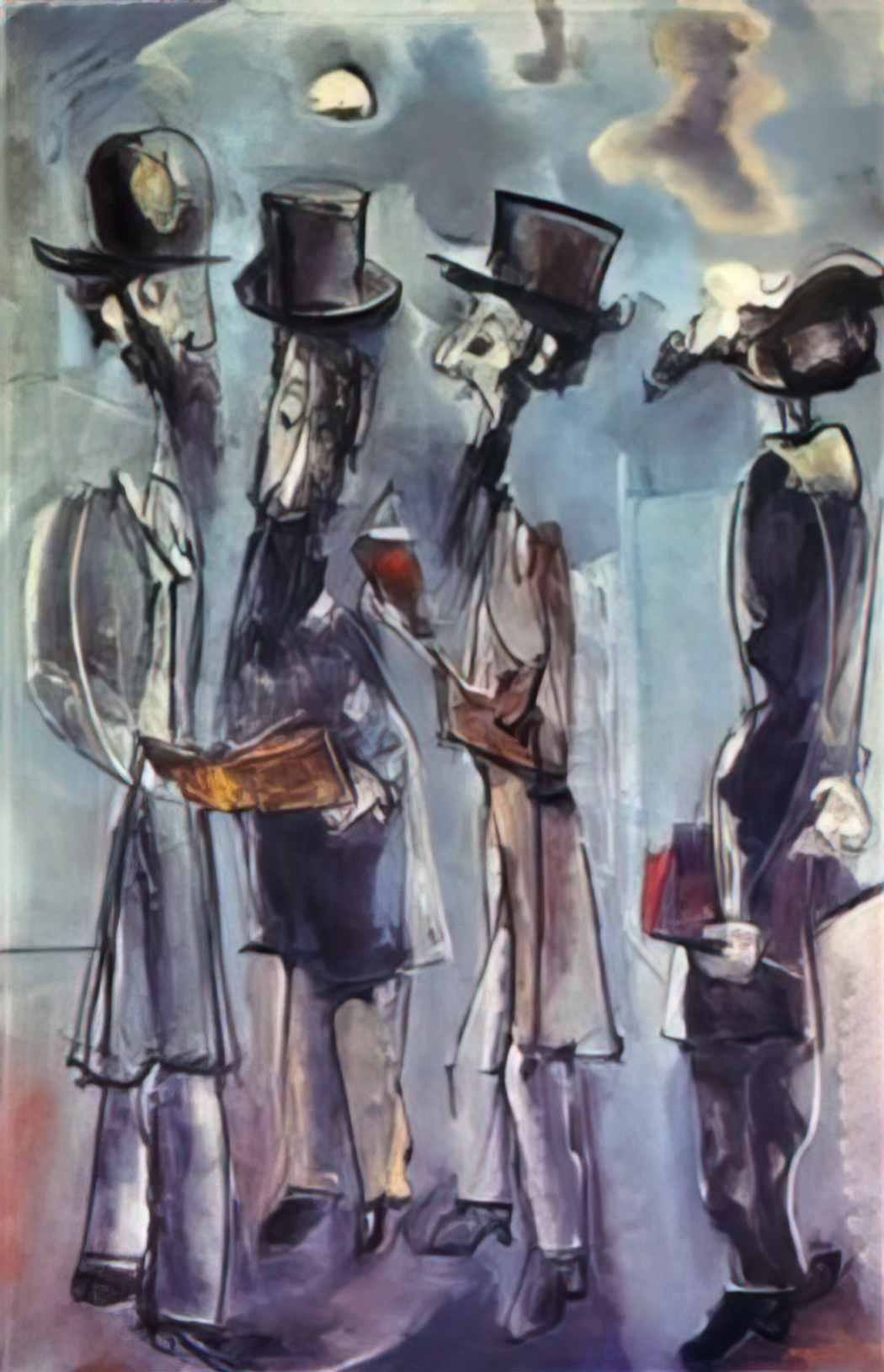 Max Weber adoration of the moon Art A4 Photo Print