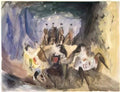 Max Weber study for russian ballet Art A4 Photo Print