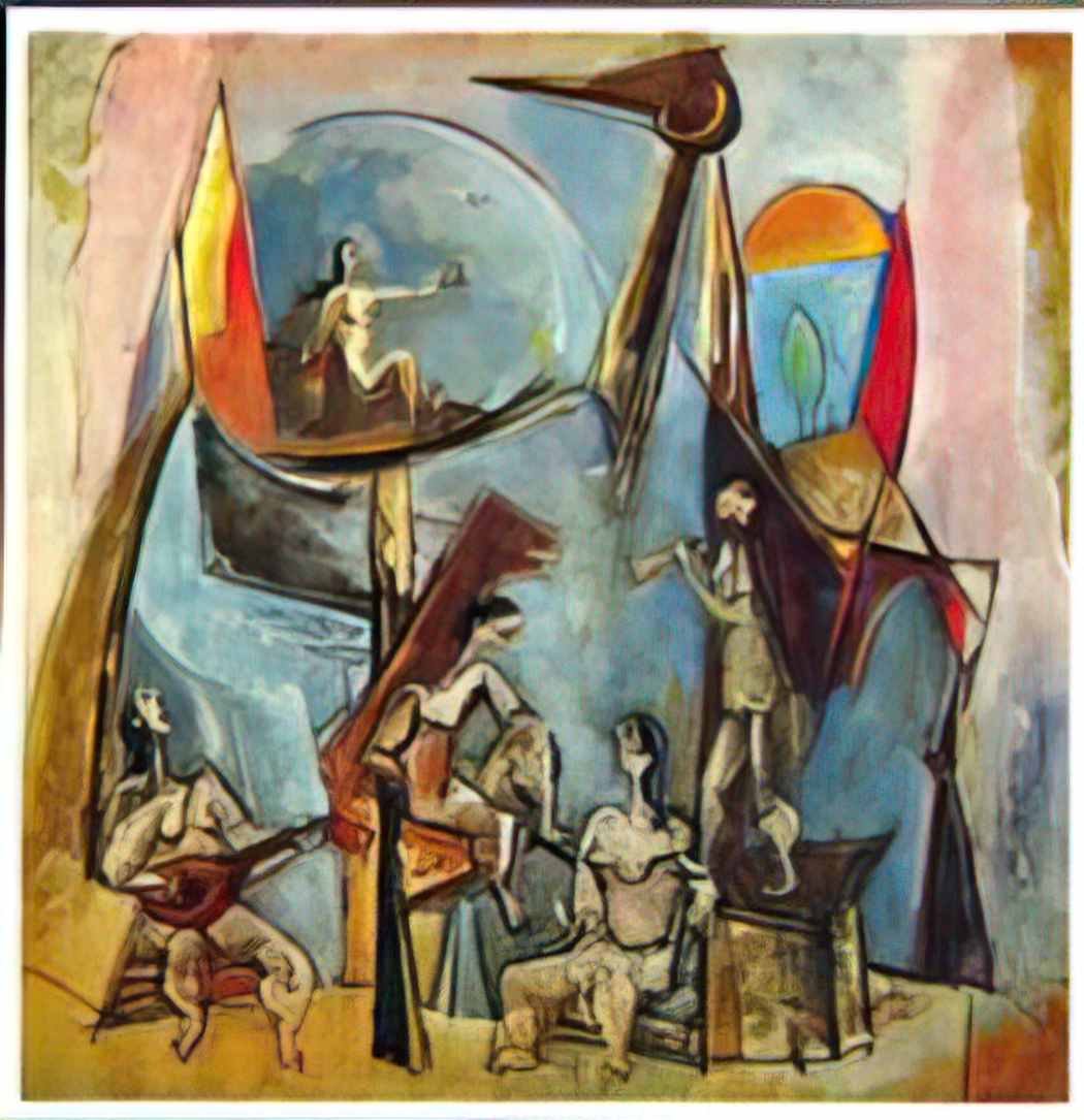 Max Weber the muses Art A4 Photo Print