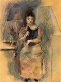 Max Weber woman reading Art A4 Photo Print