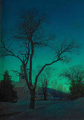 Maxfield Parrish at close of day A4 Photo Print